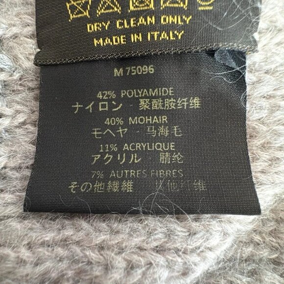 Auth LOUIS VUITTON Echarpe Monogram Sunset M75096 Beige - Unconfirmed Scarf - Picture 4 of 10